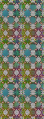 Yeşil ve gri renkli çiçekli kusursuz çiçek deseni. Suluboya tarzında yeşil ve gri renkte çiçekler.