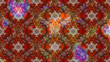 El çizimi Raster çizimi. Parlak elementlerin. Çizim çiçek deseni duvar kağıdı, web sitesi arkaplanı, paket kağıdı, davetiye, broşür, pankart veya web sitesi için kullanılabilir.