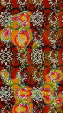 Paket kağıdı için en iyisi. Karşılama ya da düğün geçmişi olarak kullanılabilir. Doğal kozmetik ürünleri, parfüm, çiçekçi dükkanı için bahar ihalesi tasarımı. Kahverengi ve bej lale çiçekli Raster eskiz deseni.