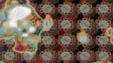 Kahverengi ve gri renkli çiçekler. Küçük çiçekte sevimli çiçek deseni var..