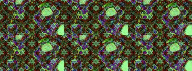 Yeşil ve kahverengi renkte çiçekler olan bir çiçek deseni çiz. Suluboya tarzında yeşil ve kahverengi renkte çiçekler.