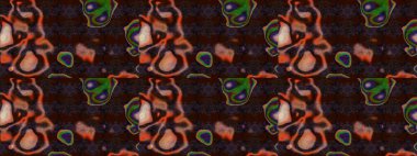 Raster illüstrasyonu. Robot resim. Küçük çiçekte sevimli çiçek deseni var..