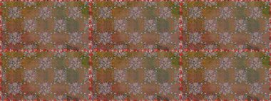 Modern, kahverengi ve bej renkli duvar kâğıdı resimli klasik çizgili, desenli desenli çiçekler, çiçekli süsler. Çiçekli el, pürüzsüz desen..