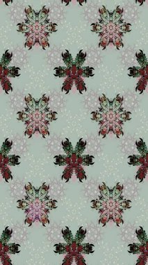 Çiçekli el çizimi çizimi deseni. Modern gelişim, gri raster arka plan duvar kağıdı çizimi, klasik çizgiler, desenli desenli çiçekler, çiçekli süsler..