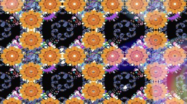 Karalama çiçekleri çizim kalıbı. Sanat, çiçeklere ilham verir ve arka plan bırakır. Siyah el çizimi desen. Raster deseni.