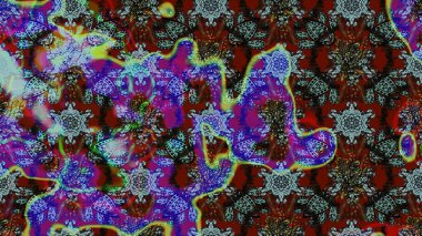 Çiçek arkaplanlı soyut zarafet eskiz deseni. Raster Güzel kumaş deseni.