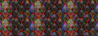 Çiçek arkaplan. Çizim raster deseni. Güzel kumaş deseni.