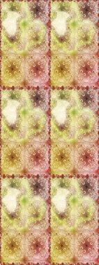 Düz Çiçek Elementleri Tasarımı. Çiçekler bej ve nötr renklerde. Renkli Bahar Temalı Kusursuz Arkaplan. Raster illüstrasyonunda kusursuz çiçek deseni.