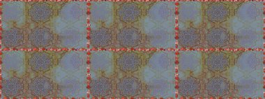 Kusursuz çiçek deseni duvar kâğıdı olarak kullanılabilir. Kahverengi ve nötr renklerde çiçekler. Raster illüstrasyonu.