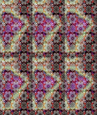 Tarafsız ve siyah renklerde etnik çiçeklerle süslenmiş zarif bir eskiz şekli. Raster Çiçek İllüstrasyon Şirin Tekstil.