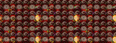 Eskiz Vintage Çiçek Deseni. Raster Kalça dokusu deseni.