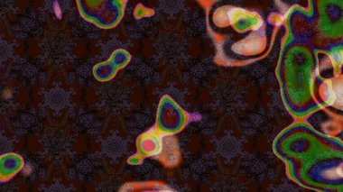 Çiçek kompozisyonu. Küçük çiçekte güzel bir desen var. Çiçek kolajı. - Kahverengi ve gri çiçekler. Çiçek arkaplan. Doğa. Raster deseni.