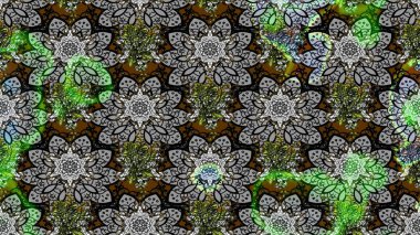 Renkli Bahar Teması eskiz kalıbı. Düz Çiçek Elementleri Tasarımı. Çocuk stili. Çiçekli çizim raster arkaplanı.