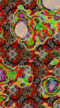 Bahar mevsimi. Tatil havası. Nazik romantik baskı. Raster güzel bir çiçek deseni çiziyor..