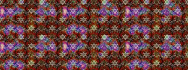 Raster illüstrasyonu. Eski usul. Eskiz geçmişi. Tomurcukları papatya çiçekleri olan sevimli bir çiçek deseni. Kumaş, tekstil, duvar kağıdı baskısı için. Miles Fleur, dandik süs.