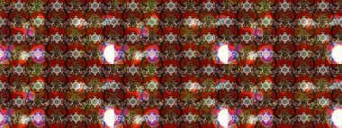 Küçük kahverengi ve kırmızı çiçekli oldukça eski bir besin torbası deseni. Millefleur 'lar. Tekstil, kumaş, kapaklar, duvar kağıtları, baskı, paket, koleksiyon defteri, örgü, dekupaj için çiçek arkaplanı..