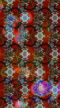 Raster illüstrasyonu. Çiçeğin suluboya çizimlerinin mükemmel deseni. Eski model. Moda baskısı. Dekorasyon ve tasarım için güzel bir desen. Suluboya çizim deseni.