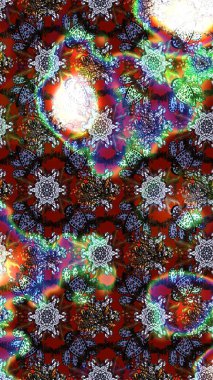 Küçük çiçekli basit bir çiçek çizimi. Moda baskısı, albüm, ambalaj kağıdı ve duvar kağıdı için zarif dekoratif süslemeler. Kahverengi ve gri renkli şirin çiçekler. Raster illüstrasyonu.