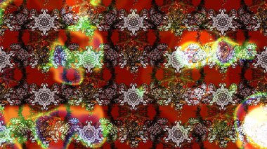 Eskiz arkaplan modeli. Raster hisseleri. Suluboya, elle çizilmiş. Çiçekler kahverengi ve kırmızıda.