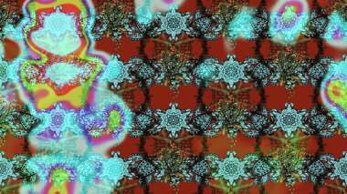 Renkli Bahar Teması eskiz kalıbı. Düz Çiçek Elementleri Tasarımı. Çiçek deseni. Raster çizimi. Güzel kumaş deseni..