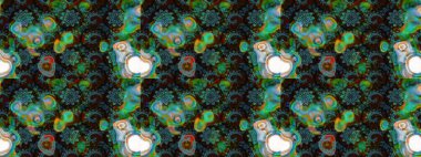 Küçük bir çiçekte eskiz deseni. Hoş bir çiçek geçmişi var. Güzel kumaş deseni. Raster illüstrasyonu.