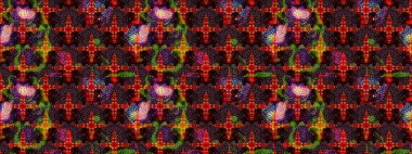 Renkli Bahar Teması eskiz kalıbı. Kahverengi ve siyah renkte zarif çiçekli suluboya. Düz Çiçek Elementleri Tasarımı. Raster illüstrasyonu.