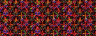 Siyah ve kahverengi renkler üzerine çiçek desenli eskiz, el yapımı papatyalar, papatyalar. Tekrarlayan çiçek arkaplanı, zarif siyah ve kahverengi çiçek duvar kağıdı.