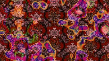 Çiçek arkaplan. Güzel kumaş deseni. Çizim raster deseni.