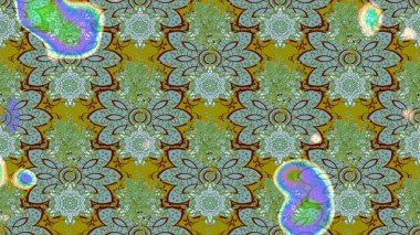 Yeşil ve mavi renkte çiçekler. Düz Çiçek Elementleri Tasarımı. Çiçek desenli eskiz, yaz çiçekleri. Renkli Bahar Teması çizim şablonu.