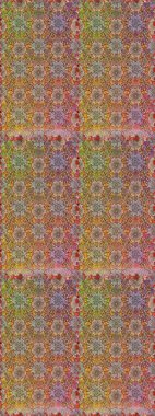 Raster illüstrasyonu. Eskiz tarzı kahverengi ve bej renklerde. Şirin karalama çiçekleri olan kusursuz çiçek desenleri. Raster illüstrasyonu. El yapımı çiçek ve bitki koleksiyonu.