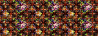 Yaz çiçekleri teması. Kahverengi ve siyah renkler. Suluboya resim taklit Raster çizimi. El çizimi, soyut ve süslü elementler. Klasik çiçekler..