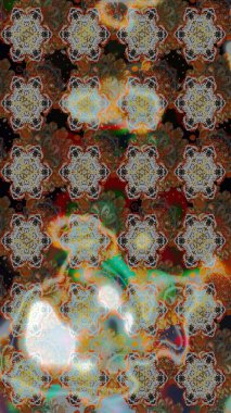 Dekorasyon ve tasarım için güzel bir desen. Suluboya çizim kalıbı. Eski model. Raster illüstrasyonu. Moda baskısı. Çiçeğin suluboya çizimlerinin zarif deseni.