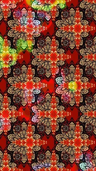 Tekstil için figür. Şirin, zarif çiçekler Raster illüstrasyonu. Poster ya da kapak için arka plan. Yapraklı çizim şekli. Davetiye ve kartpostal tasarımı için dekoratif çiçek unsurları.