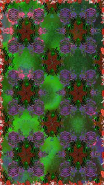 Çiçek kompozisyonu, el boyası, hassas şablon. Sevgililer günü ve tebrik kartı konsepti için şık bir davetiye. Manzaralı çiçek deseni. Üst görünüm, yumuşak yeşil ve kahverengi renk.