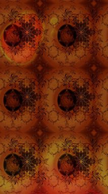 Raster illüstrasyonundaki çiçek desenli çizim. Düz Çiçek Elementleri Tasarımı. Renkli Bahar Teması eskiz kalıbı. Süslü kumaş deseni.