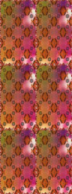 Çiçekli, suluboya desenli kusursuz çiçek deseni. Kahverengi ve pembe renkte çiçekler. Renkli Bahar Temalı, pürüzsüz bir arka plan. Düz Çiçek Elementleri Tasarım Raster illüstrasyonu.