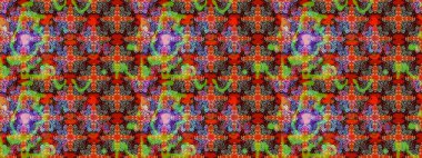 Robot resim. Raster illüstrasyonu. Küçük çiçekte sevimli çiçek deseni var..