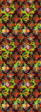 El çizimi Raster çizimi. Çizim çiçek deseni duvar kağıdı, web sitesi arka planı, ambalaj kağıdı, davetiye, broşür, afiş veya web sitesi için kullanılabilir. Karalama elementleri.