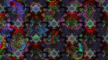 Parlak elementlerin. Çizim çiçek deseni duvar kağıdı, web sitesi arka planı, ambalaj kağıdı, davetiye, broşür, afiş veya web sitesi için kullanılabilir. El çizimi Raster illüstrasyonu.