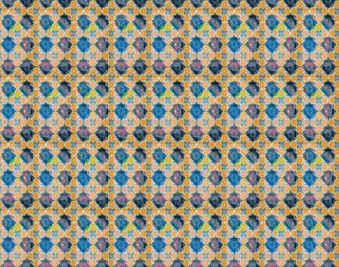 Çiçekler suluboya eskiz deseni. Raster Stili kumaş deseni.