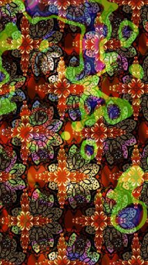 Süslü zentangle çizim dokusu, soyut çiçeklerle süslenmiş. Çiçek deseni duvar kağıdı, desen dolguları ve web sayfası arka planı için kullanılabilir. Şekillendirilmiş çiçekli çizim deseni.