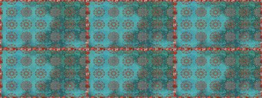 Kusursuz Vintage Çiçek Deseni. Raster Kalça dokusu deseni.