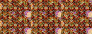 Renkli Bahar Teması eskiz kalıbı. Süslü kumaş deseni. Düz Çiçek Elementleri Tasarımı. Raster illüstrasyonunda çiçek deseni çizimi.