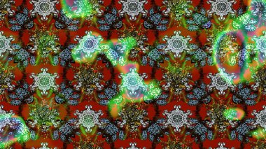 Raster Şirin kumaş deseni. Eskiz klasiği. Renkli Bahar Teması eskiz kalıbı. Düz Çiçek Elementleri Tasarımı.