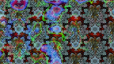 Raster stili kumaş deseni. Çiçekler suluboya çizim deseni.