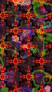 Siyah ve kahverengi renkte çiçekler. Düz Çiçek Elementleri Tasarımı. Renkli Bahar Teması eskiz kalıbı. Raster illüstrasyonunda çiçek deseni çizimi.