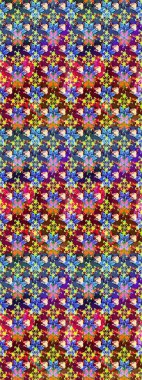 Süslü zentangle çizim dokusu, soyut çiçeklerle süslenmiş. Çiçek deseni duvar kağıdı, desen dolguları ve web sayfası arka planı için kullanılabilir. Şekillendirilmiş çiçekli çizim deseni.