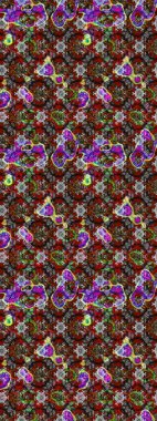 Motley illüstrasyonu. Küçük çiçekte güzel bir desen. Moda baskıları için zarif bir şablon. Küçük renkli çiçekler. Çiçekli bahar çiçekleri.