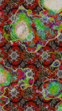 Güzel kumaş deseni. Güzel suluboya yaz çiçekleri deseni..