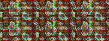 Çiçekli bahar çiçekleri. Küçük çiçekte güzel bir desen. Küçük renkli çiçekler. Moda baskıları için zarif bir şablon. Motley illüstrasyonu. Çizim.